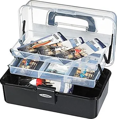 Produktbild von Fladen Tackle Box My First Fishing Lures Black