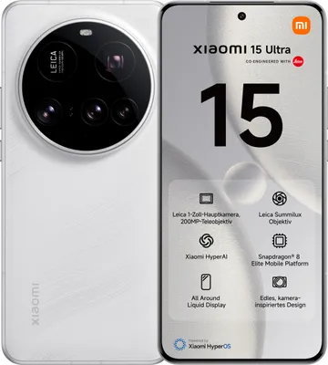 Produktbild von Xiaomi 15 Ultra Weiß 16 Gigabyte 512 Gigabyte