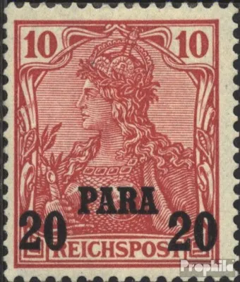 Produktbild von Briefmarken Dt. Post Türkei 1904 Mi 13II mit Falz Aufdruckausgabe