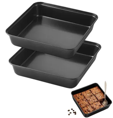Image de Deux plats carrés de 22 cm