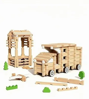 Immagine prodotto di Blocchi da costruzione combinabili, giocattolo educativo per bambini, ideale per la cameretta
