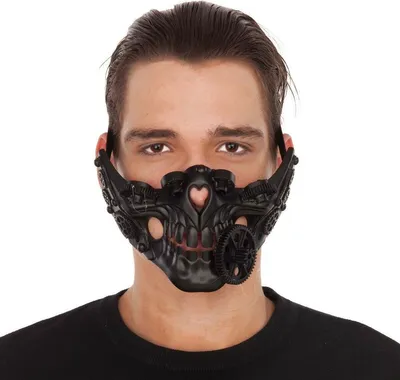 Obrázek produktu pro Černá steampunková maska My Other Me