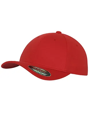 Produktbild von Urban Classics Flexfit Double Jersey Cap Basecap Einfarbig, Größe: L/Xl; Farbe: Red