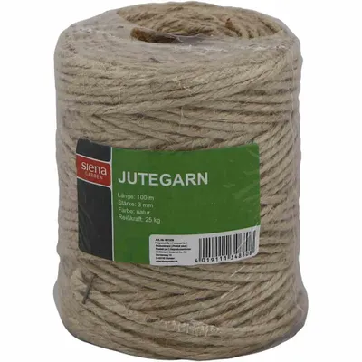 Produktbild von SIENA GARDEN Jutegarn natur 100mx3,0mm Reisskraft 25kg