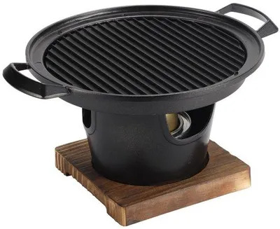 Produktbild von Mini-Grill-Set - Holzkohlegrill, Innengrill, Tragbarer Campinggrill-Ausrüstung