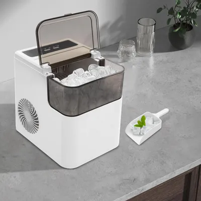 Produktbild von Eismaschine, Schnelle Eisproduktion, Kompaktes Design, WEISS, EU