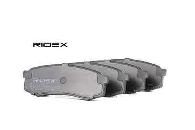 Produktbild von RIDEX 402B0231 Bremsbeläge Satz Hinten für MITSUBISHI PAJERO IV (V8W, V9W) für TOYOTA LAND CRUISER (KDJ12, GRJ12)