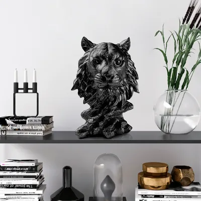 Immagine prodotto di Evila Originals, Tiger-4, Oggetto decorativo, Nero, 18 x 12 x 25 cm