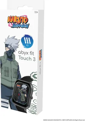 Produktbild von abyx Smartwatch Fit Touch 3 Kakashi Hatake space grau