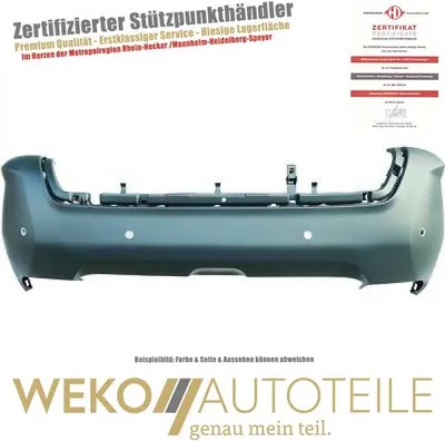 Produktbild von Stoßstange hinten DIEDERICHS 4235156 für PEUGEOT