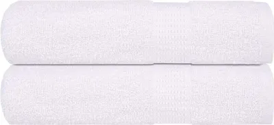 Produktbild von HOMMIE Handtücher FROGN 2er set - modernes Design - Weiß 50x100cm 360 g/m² NEU117398 - Handtücher