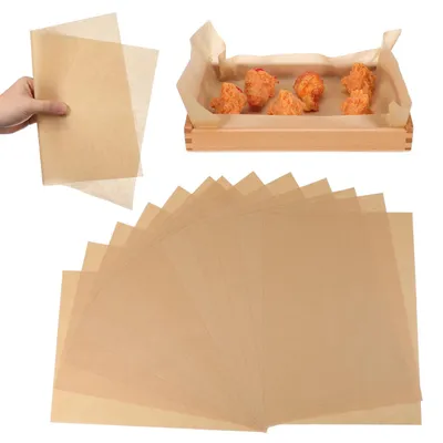 Productafbeelding van 100 stuks bakpapier van perkamentpapier, hittebestendig