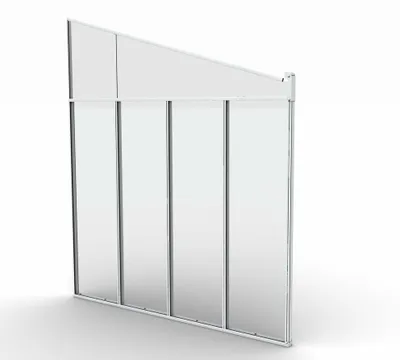 Obrázek produktu pro Palram - Canopia boční stěna pro zastřešení terasy s hloubkou 3 m bílá 264 cm