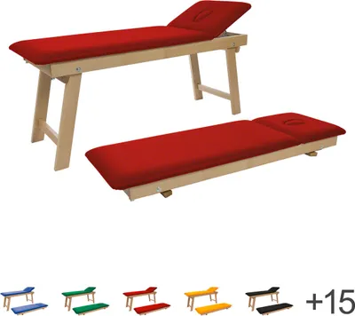 Produktbild von Therapieliege Tiziano Natur Massageliege Massagebank Praxisliege, 65 cm