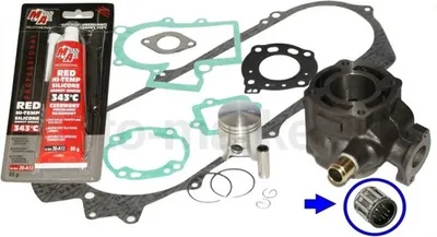 Produktbild von 50 Zylinder KOLBEN Dichtung Satz KOMPLETT für Suzuki AY 50 Katana abBj97 Morini