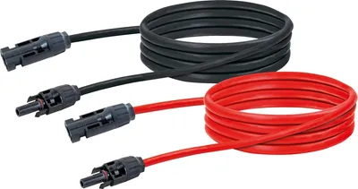 Produktbild von Schwaiger SOMC4200, Kabel, Kupfer, Schwarz, Rot, 4 mm², IP67, 30 A