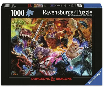 Productafbeelding van Puzzel voor volwassenen, 1000 stukjes - D&D - Critical Encounters
