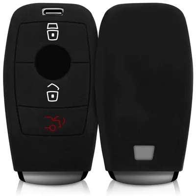 Produktbild von kwmobile Schlüsselhülle für Mercedes Benz Smart Key Autoschlüssel (nur Keyless) Hülle - Autoschlüssel Schlüssel Hülle aus Silikon - Schlüsselschutz