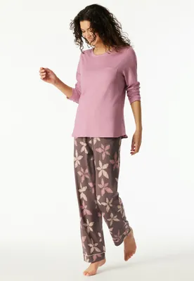 Produktbild von Schiesser Damen-Schlafanzug anthrazit 44