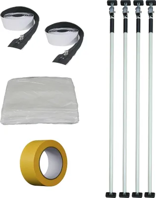 Produktbild von Staubschutzwand Set "Renovierung"  Höhe 3,60 m x Breite 5,00 m