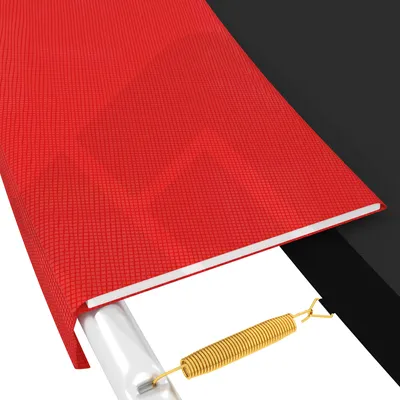 Produktbild von AWM Trampolin Randabdeckung PVC Premium Extra Breit 35 cm Federabdeckung Randschutz Abdeckung (Rot, 366 cm)
