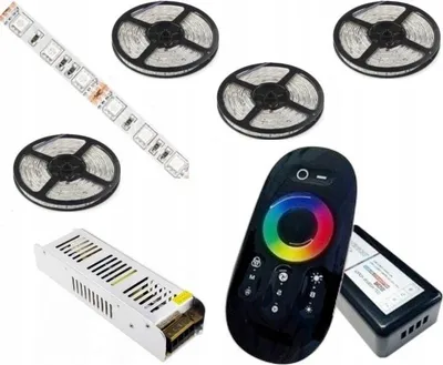 Produktbild von Omako LED-Streifen RGB Set 23m Touch-Fernbedienung Netzteil