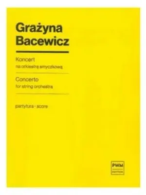 Produktbild von Konzert für Streichorchester – Partitur – Grażyna Bacewicz