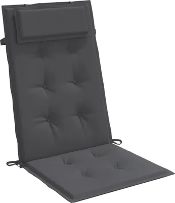 Produktbild von vidaXL Hochlehner-Auflagen 6 Stk. Anthrazit Oxford-Gewebe