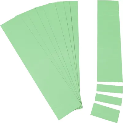 Produktbild von Einsteckkarten für 15mm Einsteckschiene 70x12mm hellgrün VE=220 Stück
