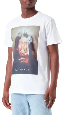 Image de Mister Tee - T-shirt "Smoke" pour hommes, modèle TN1949 (Taille S), couleur blanche
