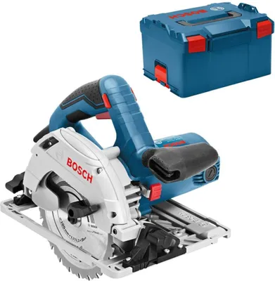 Produktbild von Bosch Handkreissäge GKS 55+ GCE inkl. L-Boxx 0601682101 165mm Sägeblatt