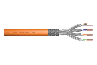 Produktbild von Instalační kabel DIGITUS Cat.7 S/FTP, 100 m, simplexní, Dca-s1a, d0, a1