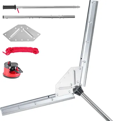 Obrázek produktu pro VEVOR hrábě na rybníky, hrábě na vodní plevel s max. šířkou řezu 939 mm, ocelové čepele, jezerní řezačka plevele s 9 m nylonovým lanem, hrábě na odstraňování buřeně, rákosu, leknínových listů