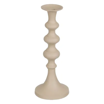 Immagine prodotto di 13 x 13 x 33 cm portacandele in alluminio color crema