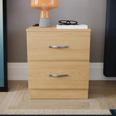Productafbeelding van Famanu nachtkastje met 2 lades - Modern design