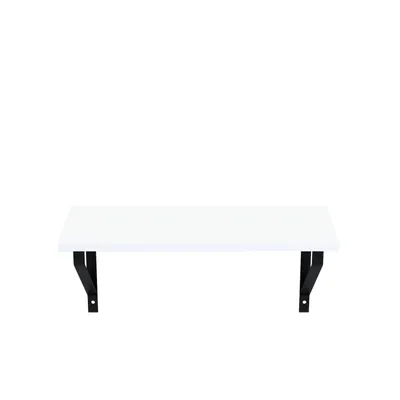 Produktbild von AKKE Weiss Hängeregal GINO-II modern LOFT-style LxB: 80x20 cm