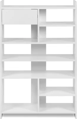 Produktbild von CALICOSY -  Schuhschrank mit 8 offenen Nischen und 1 Schublade H109 cm - MÜNSTER