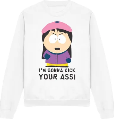 Obrázok produktu pre South Park - Mikina "Nakopem ti prdel" pre mužov/dámy Uni TV13281 (S) (White)