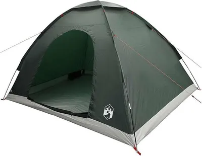 Imagen del producto de Tienda de campaña con techo verde, 190 x 140 x 105 cm, fabricada en poliéster y lona, plegable