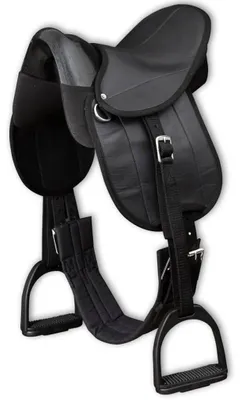 Produktbild von vidaXL Pony-Sattel-Set 10" Schwarz