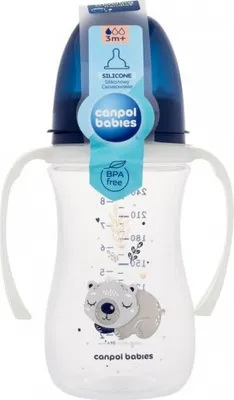 Image de Biberon anti-colique Sleepy Koala Easy Start Bleu 3m+ pour bébés 240 - Canpol babies