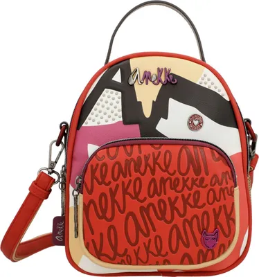 Produktbild von Anekke Freizeitrucksack Rucksack Hollywood Fashion Mini Backpack Multicolor mehrfarbig