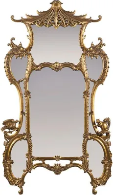 Produktbild von Casa Padrino Luxus Barock Spiegel Antik Gold 128 x 8 x H. 223 cm - Prunkvoller handgeschnitzter Wandspiegel im Barockstil - Antik Stil Garderoben Spiegel - Wohnzimmer Spiegel - Barock Möbel