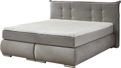 Produktbild von Boxspringbett HARPER SOWA LF 180x200 cm silber Box-Spring-Bett