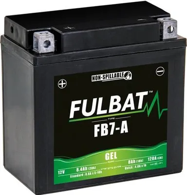 Productafbeelding van Accu FULBAT FUL GEL - FB7-A / YB7-A (Geleiaccu, onderhoudsvrij)