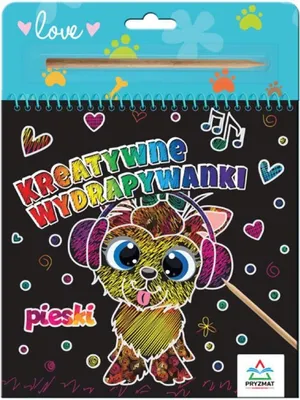 Image de Kreatywne wydrapywanki Pieski. Zabawka dla dzieci