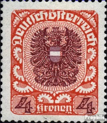 Produktbild von Briefmarken Österreich 1920 Mi 317x postfrisch Wappen