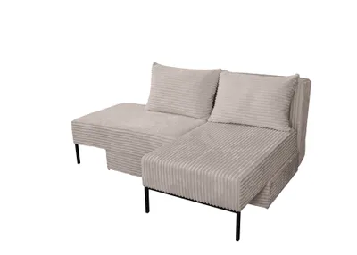 Produktbild von Kaiser Möbel Ecksofa mit schlaffunktion, Sofa, Betten, Liegestuhl, MOOKA 4in1-Multifunktions-System, stoff Velo Beige Rechts