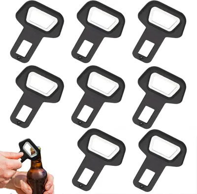 Produktbild von 10er Set Flaschenöffner Schlüsselanhänger 6×5cm, kompakter Bieröffner Metall, praktischer Schlüsselbund Öffner für unterwegs, robust & leicht