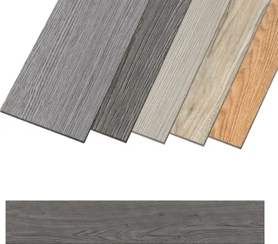 Produktbild von YUENFONG PVC podlaha Vinylová podlaha Samolepiaca 36 kusov 5m², vodotesná protišmyková do kuchyne, obývačky, na balkón (tmavosivý dub)